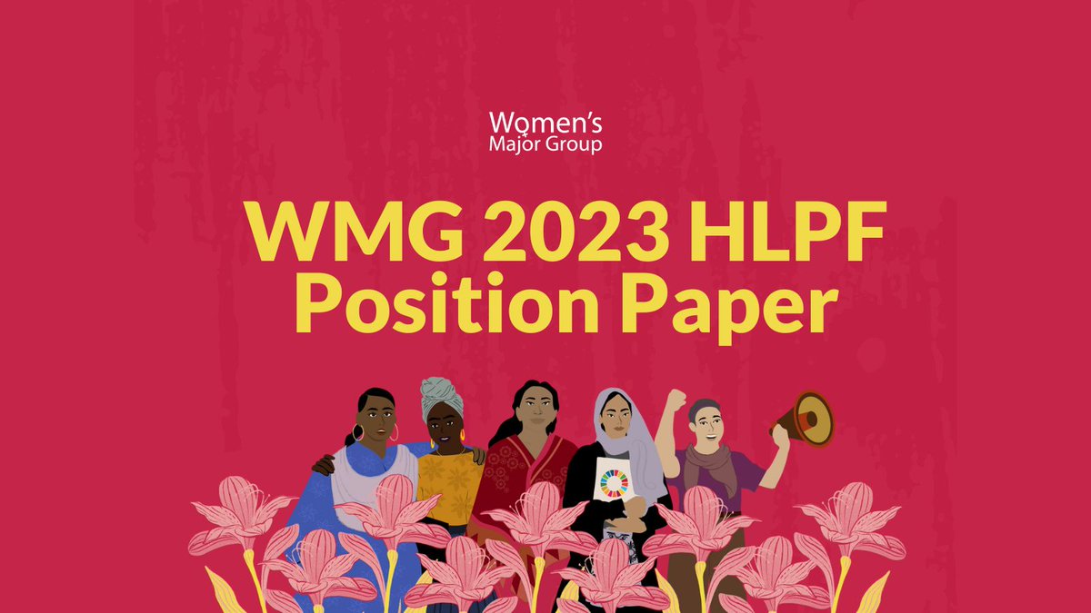 In July, govts will meet at the #HLPF2023 to review progress on the #SDGs.
#FeministsWantSystemChange to truly achieve #Agenda2030, and we have a lot to say! 📷 📷
Read our recommendations in the official WMG position paper
📷 bit.ly/wmgpositionpap…