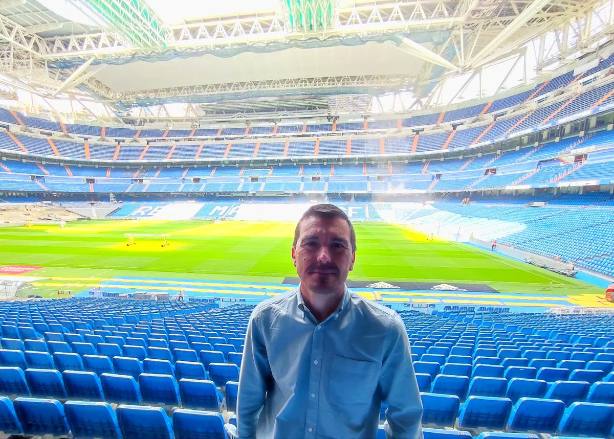 DlaRosaFC's tweet photo. En mi visita a Madrid también conocimos el impresionante nuevo Santiago Bernabéu. https://t.co/h37cxYyhRh
