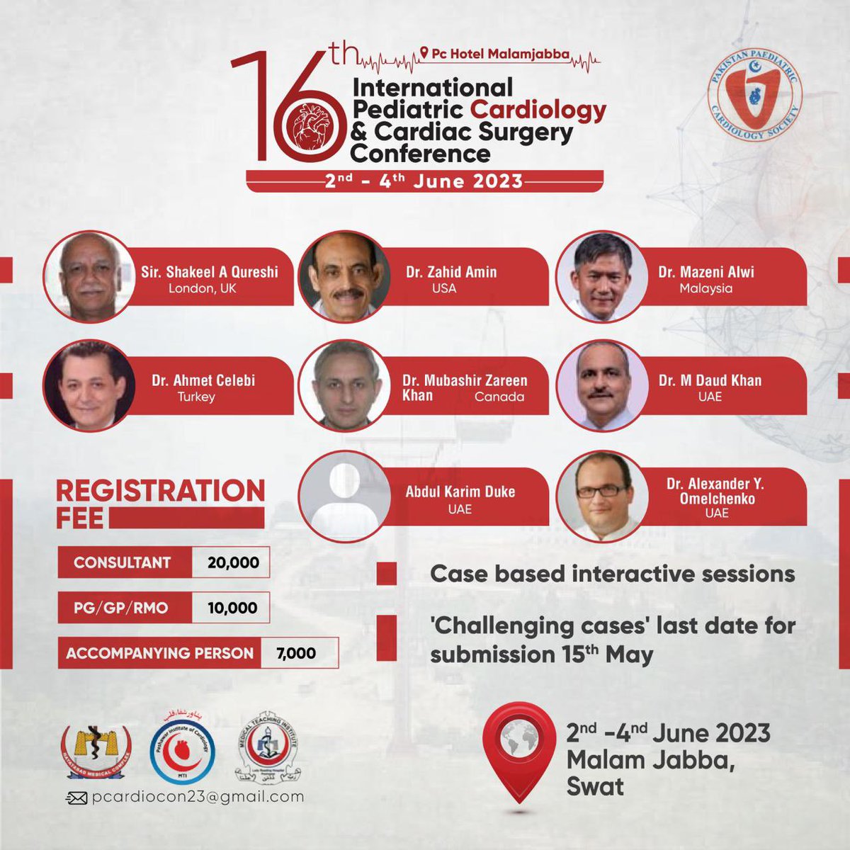 ppcsociety's tweet photo. International pediatric cardiology &amp; cardiac surgery conference 2023 

Welcome distinguished guests #chd #globalarch #childheart #chdPakistan #ACHD https://t.co/Egf3AoQ2DG