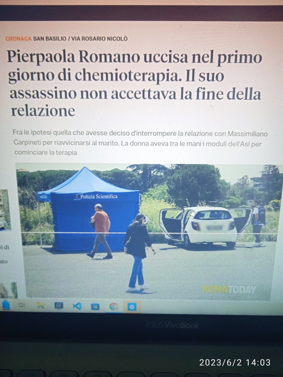 Ennesima donna uccisa dal solito uomo violento e pezzo di merda.
Mi aspetto lo stesso dolore e lo stesso sdegno.
#PierpaolaRomano