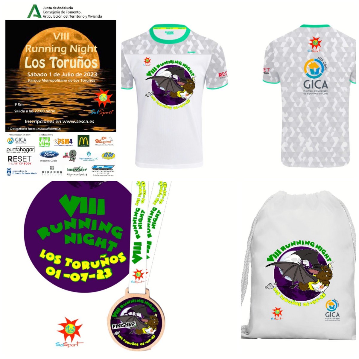 CDSOLSPORT's tweet photo. 1 mes para La nocturna más bonita de Andalucía.
Inscripciones en https://t.co/oKgmRNcmkl
@GicaMLSCadiz
@ElPuerto
@ParqueTorunos
#Camiseta
#Medalla
#Mochila https://t.co/Dy8y3NC6Ty