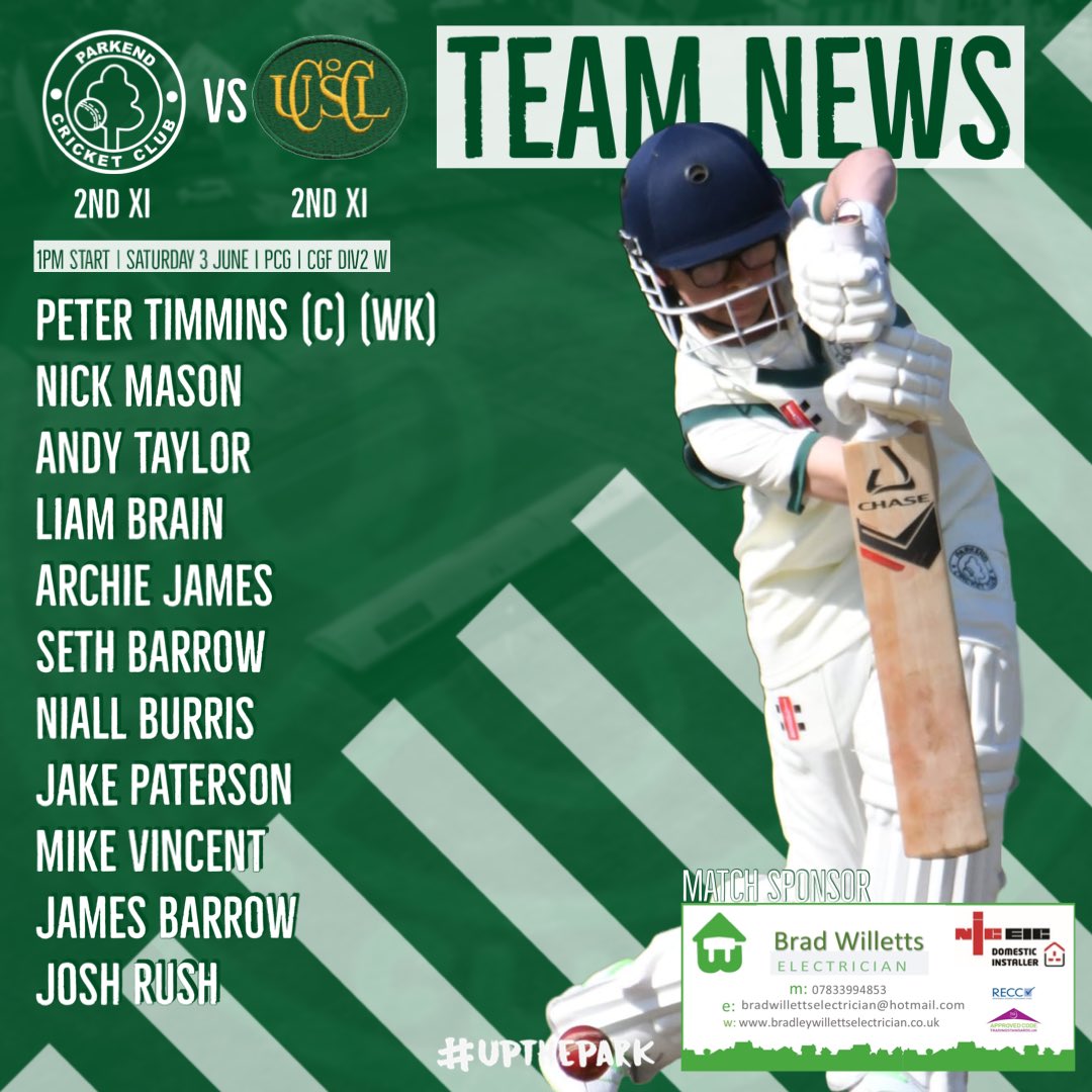 After two narrow defeats last weekend, the teams are looking to bounceback this saturday. #upthepark

🏏 1s vs @CirencesterCC 2s
⌚️1pm
📍The Park, Cirencester, GL7 1UT
🏆GCCL D5

🏏 2s vs @USL_CC 2s
⌚️1pm
📍PCG
🏆CGF D2W