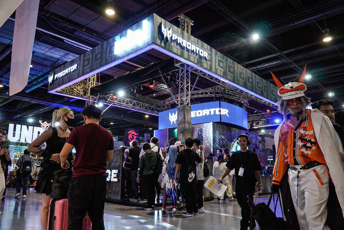 predatorph's tweet photo. Day 1: Earlier today at the Predator Steelgarde booth! 🤩🔥 Play &amp; win exclusive prizes, join us at CONQuest Festival. 🎉

#ItLiesWithin ​
#IntelGaming​
#PredatorCONQuest2023 https://t.co/tPeZuCM5uw