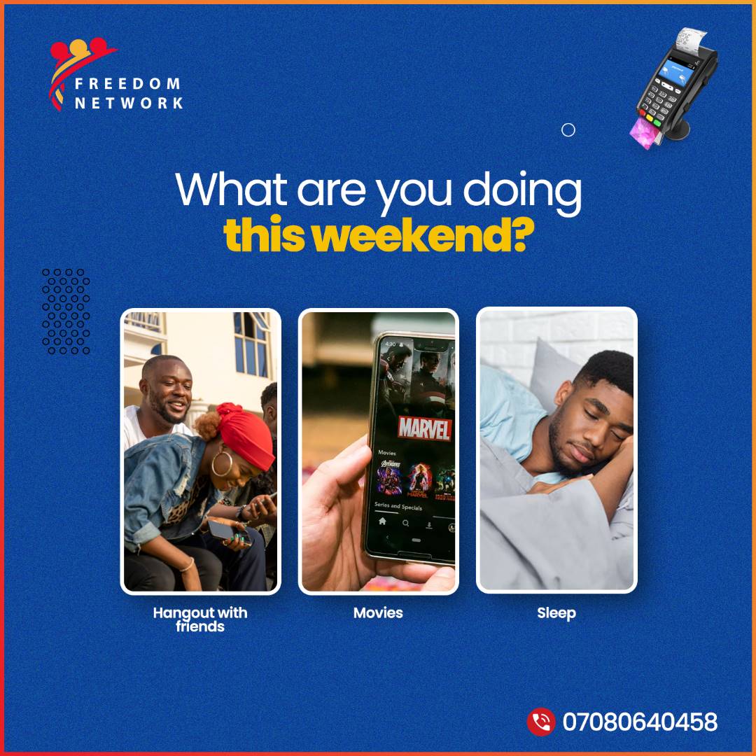 freedomnetng's tweet image. Whatever choices you make this weekend, you can be sure of a flexible and safe transaction this weekend. 

#freedomnet #freedomnetwork #FridayFeeling