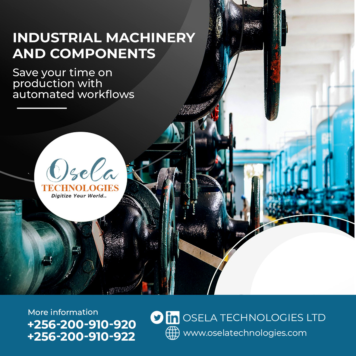 🤖Automate your machinery and components processes with ease. 💼 Save time and resources by eliminating repetitive tasks. 🚀 Boost productivity and achieve faster turnaround times.
#Automation #Efficiency #IndustrialTech #StreamlineWorkflows #OSELATechnologies