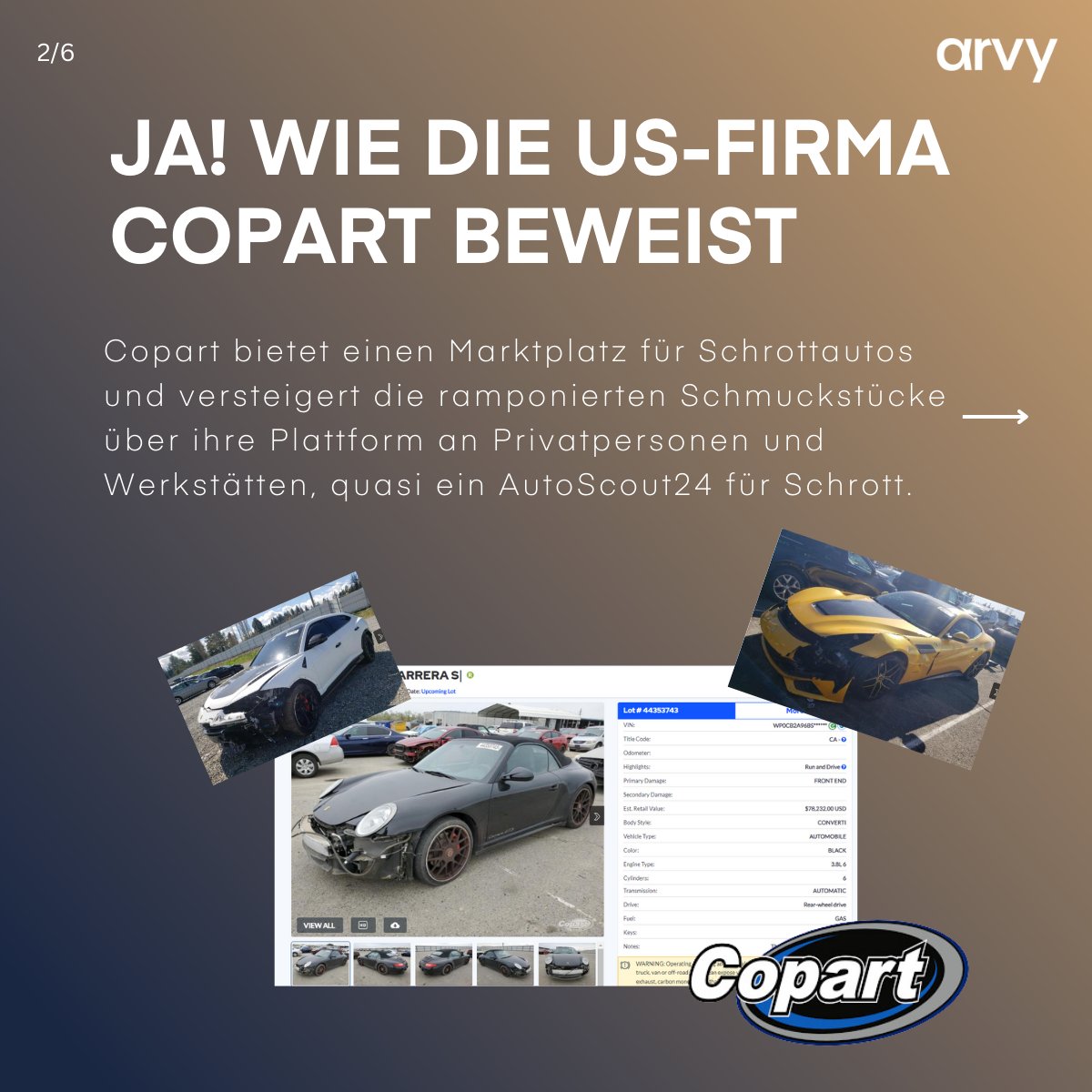 arvyinvest's tweet photo. Vom Schrott zum Schatz: Erfahre, wie Copart Schrott in Gold verwandelt!

***

From junk to gold: Find out how Copart turns junk into gold!

1/2

#arvy #investing #copart #compounder https://t.co/AJlx26vcbo