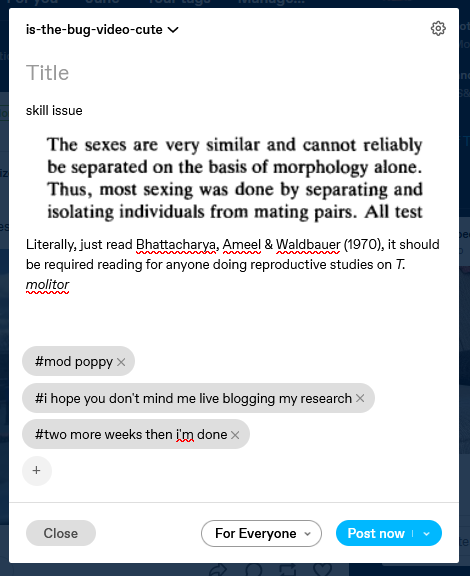 HostilePopcorn's tweet photo. Here's the post I was trying to make :( https://t.co/fVxqusR1Qa