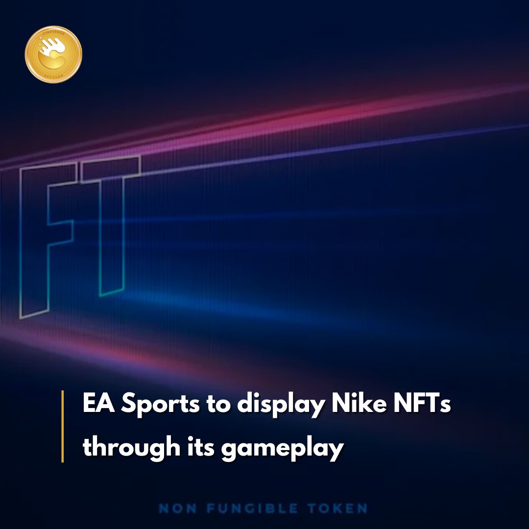 #Nike NFT platform Swoosh to merge with #EASports , showcasing digital footwear and merchandise in their games. #NFTsCommunity #NFTs