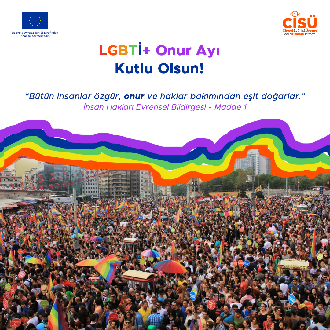 #Haziran pek çok ülkede #LGBTİ+’ların eşit hak talebini tekrarladığı #Onurayı olarak kutlanıyor. Bu vesileyle tekrarlıyoruz: CYBE testleri gibi #cinselsağlık hizmetine ve hormon, kondom gibi cinsel sağlıkla ilgili malzemelere erişim temel bir haktır!  LGBTİ+ Onur Ayı kutlu olsun!