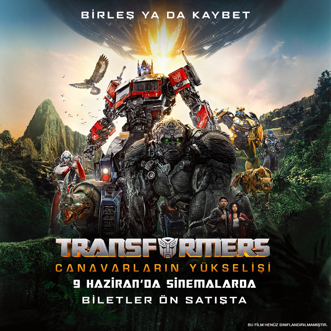 Birleş ya da kaybet! 'Transformers: Canavarların Yükselişi' biletleri şimdi ön satışta! #ParibuCineverse #Transformers