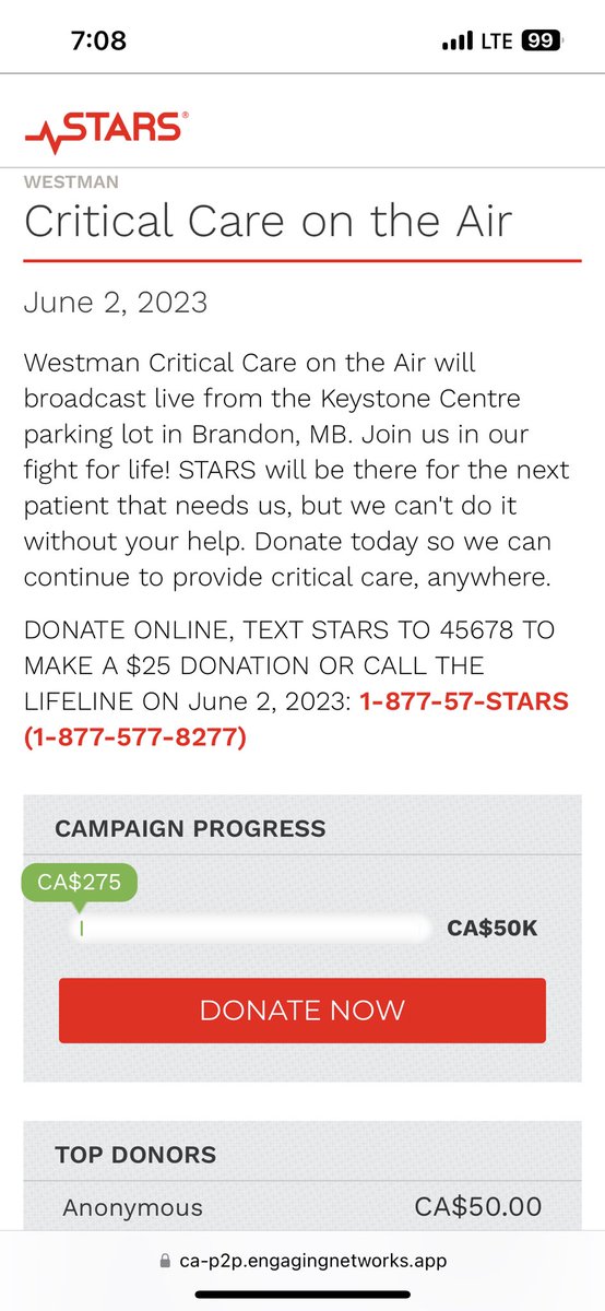 OWFireDept's tweet photo. OWFD encourages everyone to take a moment, if you can, to help out this valued cause to help keep this very important critical service alive in Manitoba. @STARSambulance @STARSmanitoba https://t.co/Yfevj5yBb6