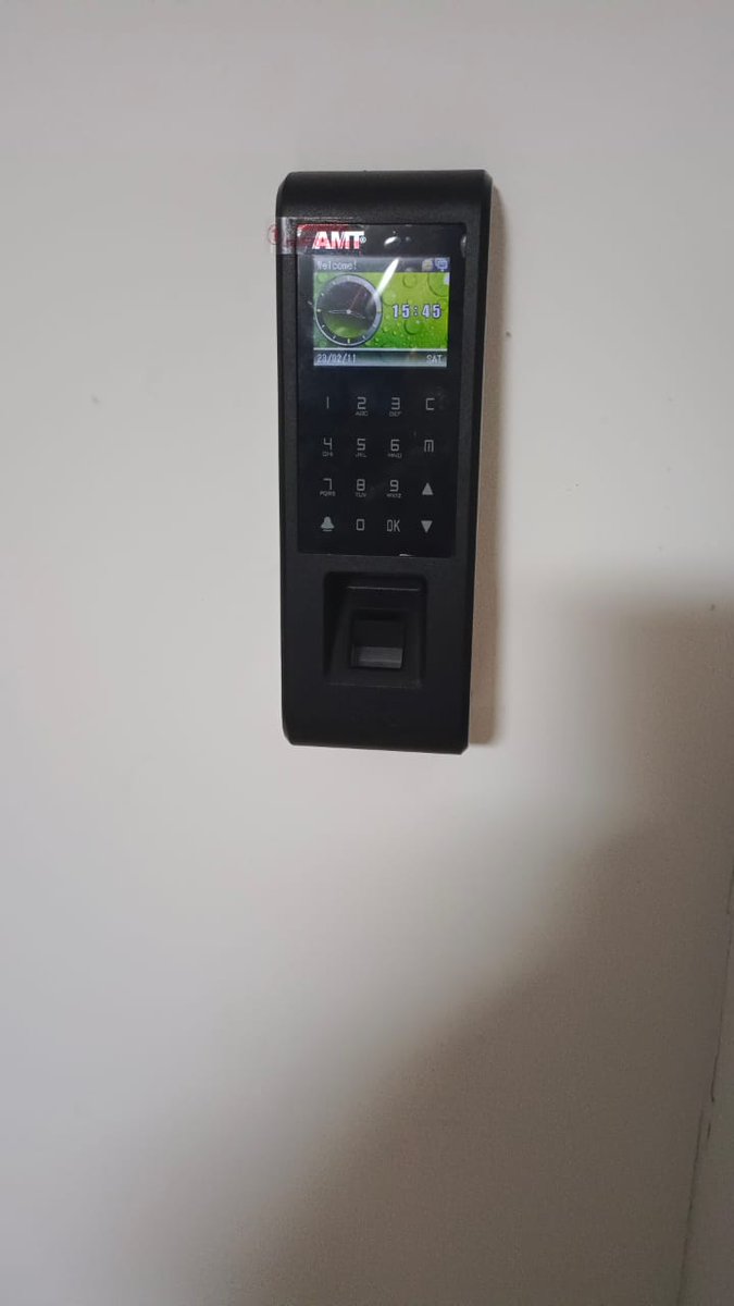 AMT BIOMETRIC PAKISTAN
AMT 70 installed 7 Device  with AMT EM LOCK in  Sialkot
#security #cctvcamera #Biometrics
#homeautomation #videosurveillance #installation #connectivity
#homesecuritysystem #homesecuritycamera# fingerprint#
#security #cctvcamera #biometricsystem #pakistan