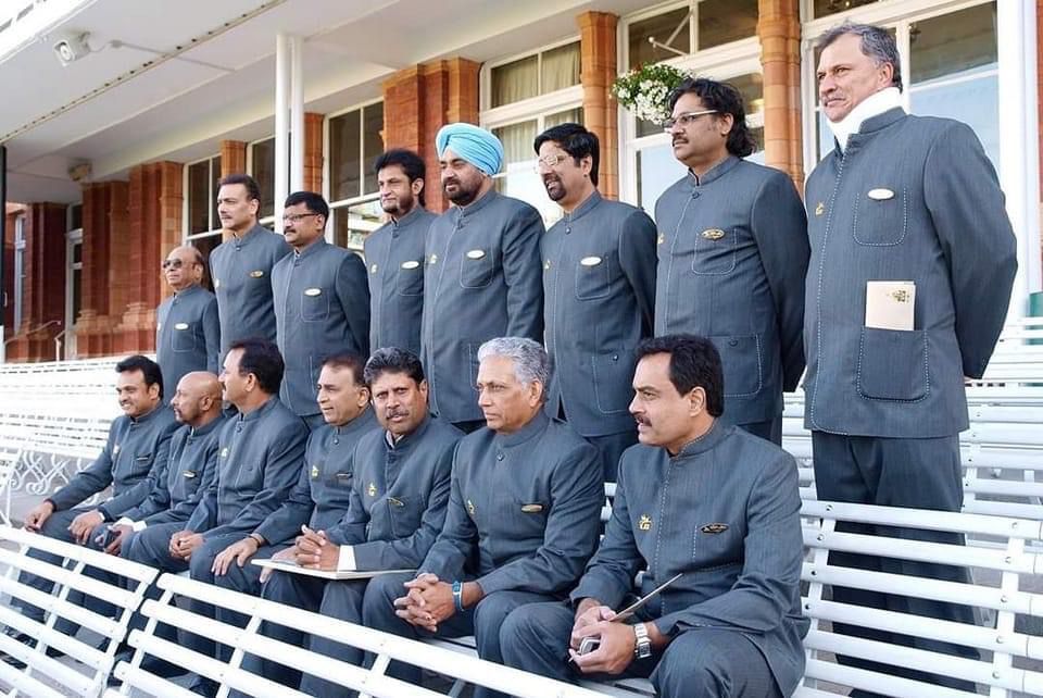 ambath's tweet photo. ഗുസ്തി താരങ്ങൾക്ക് പരസ്യമായി പിന്തുണ  - 1983 ലോകകപ്പ് ക്രിക്കറ്റ്‌ ടീം ❤️
#WrestlersProtests 💖 https://t.co/AJqp8nM35w