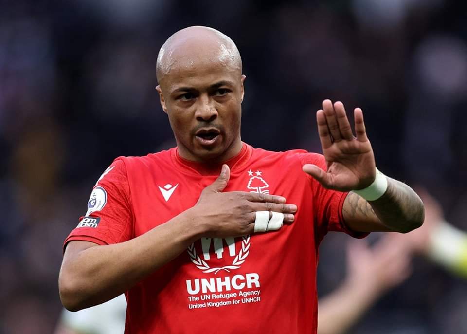 Nottingham Forest has released André Ayew and other top players like Cafú, Jack Colback, Jesse Lingard, Jordan Smith, Lyle Taylor.

Black Stars captain Ayew is now avaliable as free agent again this summer.