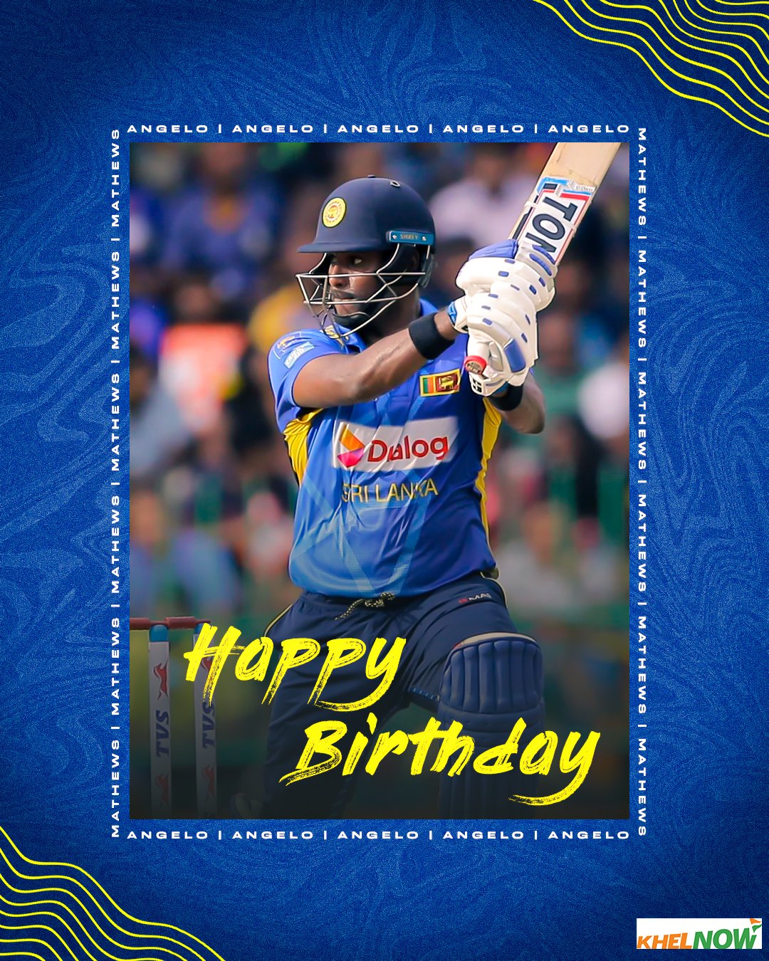 Happy 36th Birthday Angelo Mathews       