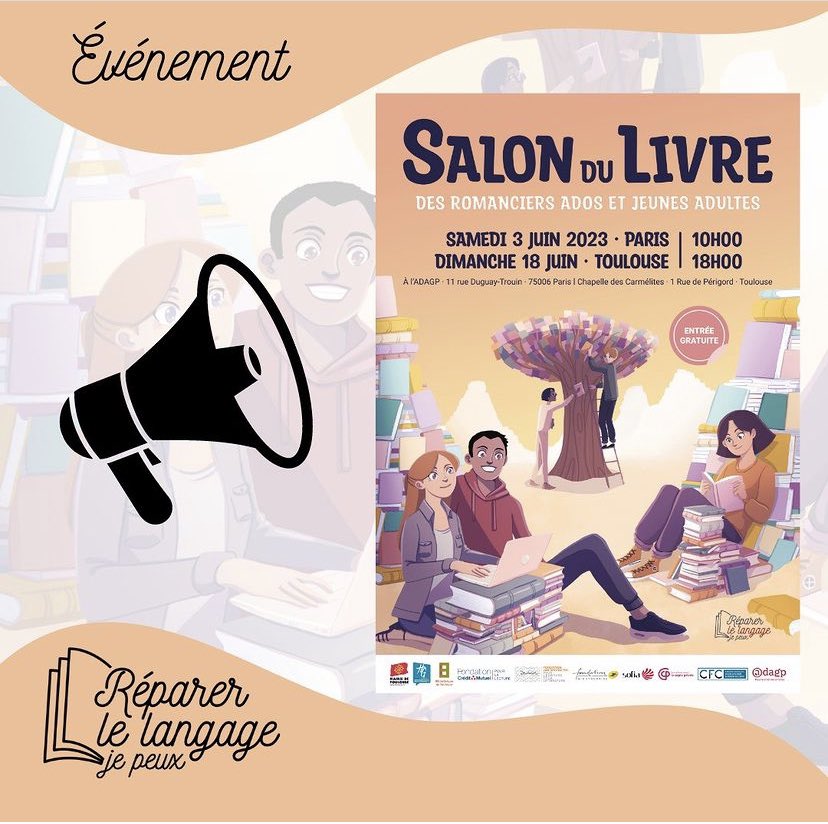 📚C’est demain, SAMEDi 3 JUIN de 10Hà 18H à l’ADAGP 11 rue Duguay Trouin PARIS 6e. Retrouvez nos jeunes romanciers  qui présenteront leurs romans collectifs @lycBrassens @lycAbbéGrégoire @lycLucasdeNehou-Paris5 @lycRenoir-Paris18  @lycJVernes-Cergy le haut <a href="/clgStExupery/">Collège St Exupéry</a>-Paris14