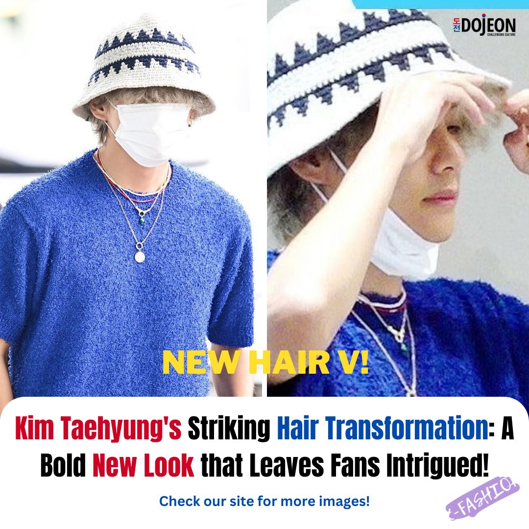 Kim Taehyung's Striking Hair Transformation: A Bold New Look that Leaves Fans Intrigued!
dojeonmedia.com/post/kim-taehy…
#dojeonmedia #BTS #BTSNEWS #BTSV #Taehyung #BTSARMY #kpopfashion #airportstyle  #airportfashion #incheonairport #kfashion #kfashionstyle #koreanstyle #koreanfashion