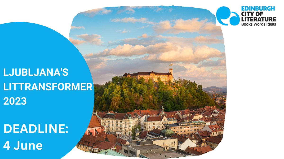 City of Literature (@edincityoflit) on Twitter photo 📣Translators connected to #UNESCO #CitiesofLit, would you like to know more about <a href="/ljubljanalitera/">Mesto literature</a>'s Littransformer? 
It's an opportunity to collaborate through translating poetry and consider the possibilities of cross-cultural dialogue.
📅4 June
Apply bit.ly/3MODfhc 📣Translators connected to #UNESCO #CitiesofLit, would you like to know more about <a href="/ljubljanalitera/">Mesto literature</a>'s Littransformer? 
It's an opportunity to collaborate through translating poetry and consider the possibilities of cross-cultural dialogue.
📅4 June
Apply bit.ly/3MODfhc