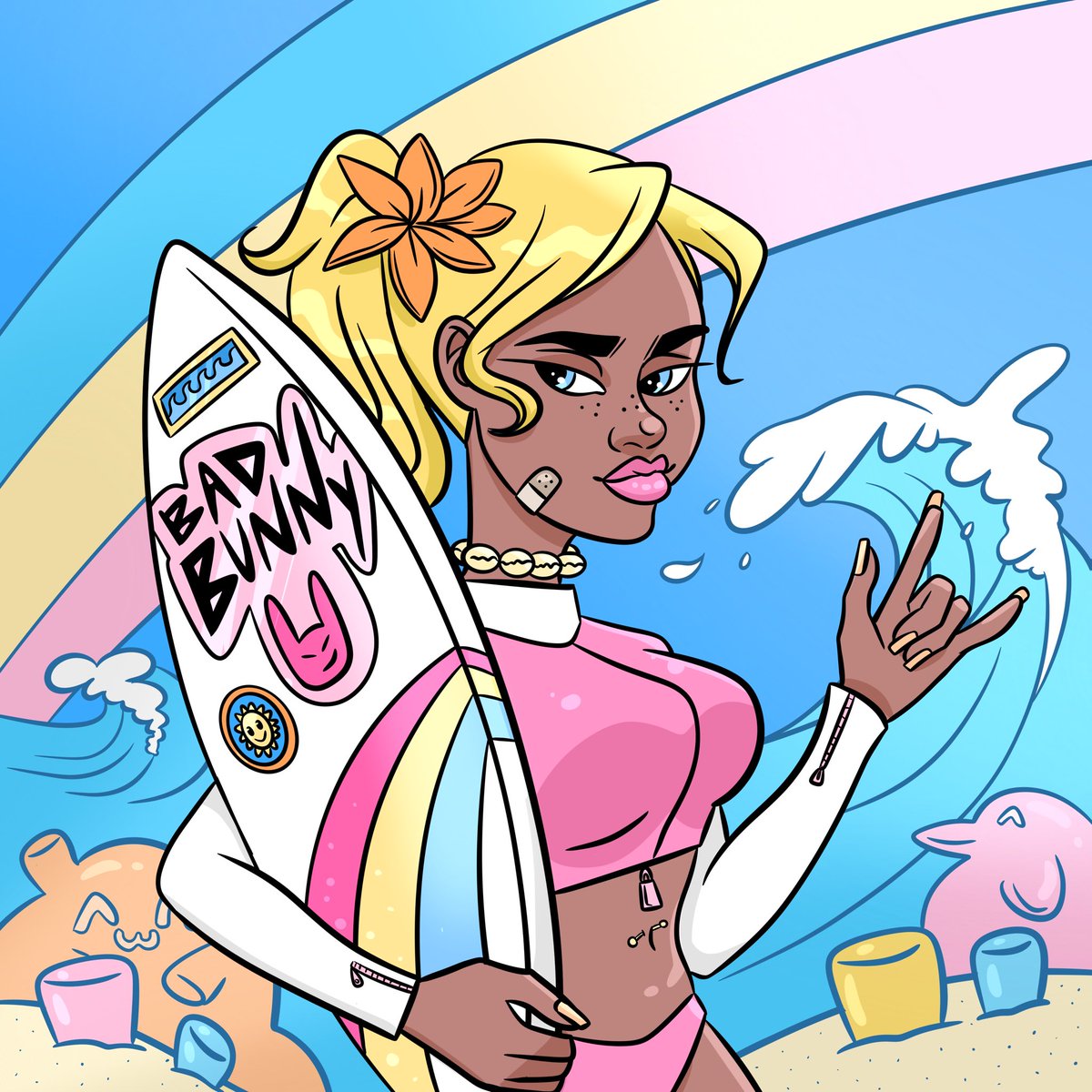 Gm from the rainbow mallow beaches ❤️