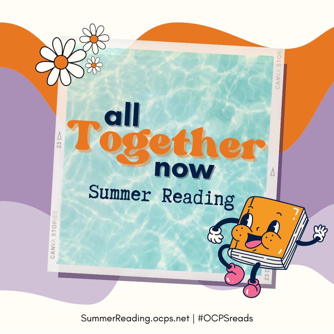 What time is it? Summer Reading time! OCPS is launching their Summer Reading Celebration with Beanstack &amp; Orange County Library Systems. Students have the opportunity to read &amp; log their minutes in Beanstack for a chance to win prizes! Visit SummerReading.ocps.net#OCPSreads