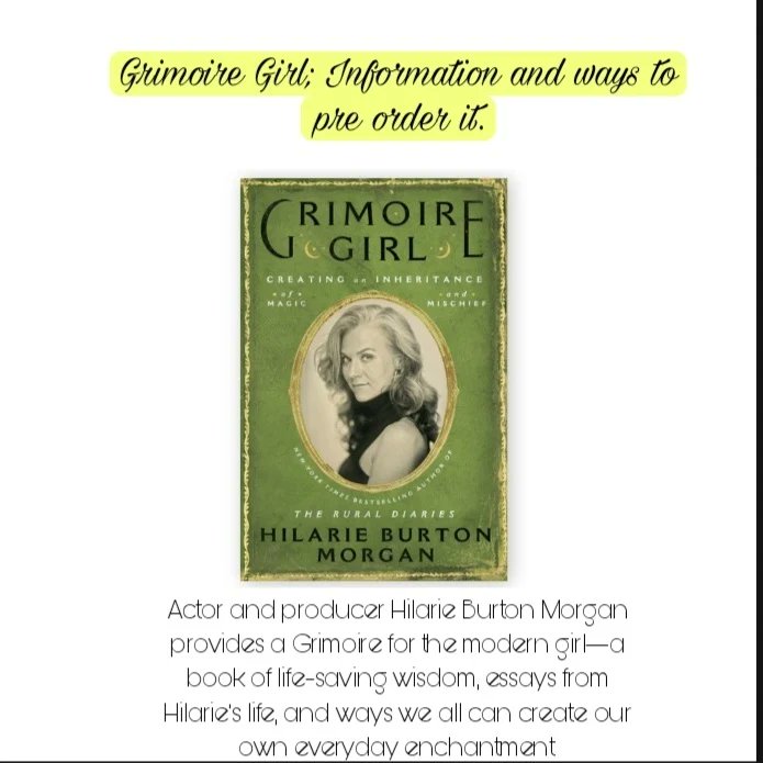Grimoire Girl Information;

Pre order a Signed copy; oblong book (they do internacional shipping)

https://t.co/XiChBmIXzn

Pre Order the book international; https://t.co/HQCoJd5ZiA https://t.co/62G9kv2WVM