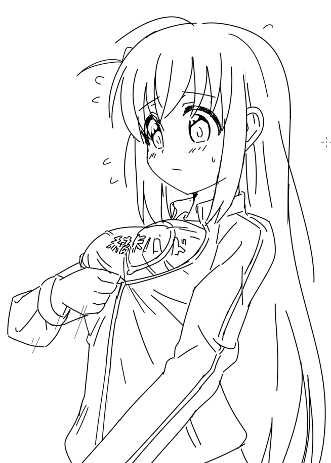 マジックペンでザクザク描く練習ぼっちちゃん絵 気が向いたらちゃんと塗ろうかな