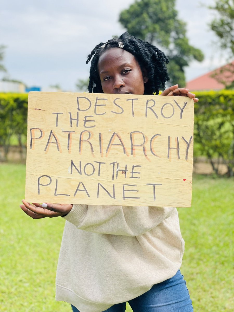 Destroy the patriarchy, not the planet. Let's work towards a world where gender equality and environmental sustainability go hand in hand. #FeminismForThePlanet 🌍👩‍👧‍👦 #ClimateAction #savetheplanet #FridaysForFuture