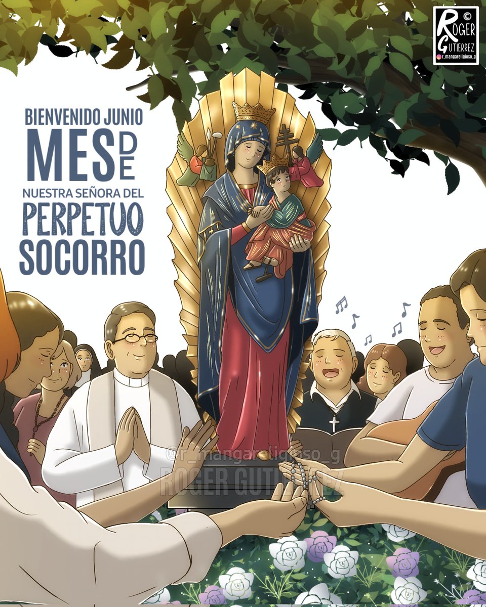 Alabada, amada, invocada, bendita seas por siempre, ¡oh Virgen del Perpetuo Socorro!, esperanza mía, amor mío, Madre mía, felicidad y vida mía. Amén 🙏
Mes de Junio, Mes del Sagrado Corazón de Jesús y de Nuestra Madre del Perpetuo Socorro❤️
#SagradoCorazóndeJesús #PerpetuoSocorro