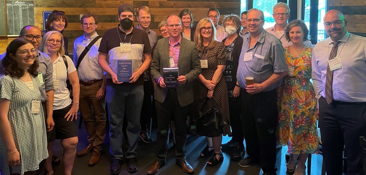 AlexJMarland's tweet image. Delighted to see so many #Canadian political science scholars at the #CPSA2023 conference. A fine crowd!
@JonathanMalloy @JoannaEveritt @DuaneBratt @tracey_raney @EmmMacfarlane @deClercy @DrJaredWesley @randybesco @JLisaYoung @JF_Godbout @kennywilliamie @HamishTelford @cpsa_acsp