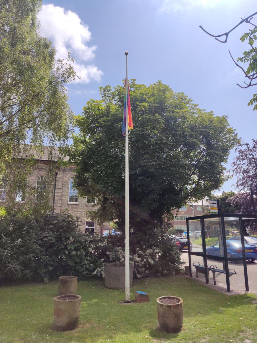 It's #PrideMonth and we are proud to celebrate Royston's LGBTQ+ communities this month and all year round!

We want all residents to feel accepted and to show our support, we have raised the pride flag in Grossalmerode Gardens🏳️‍🌈