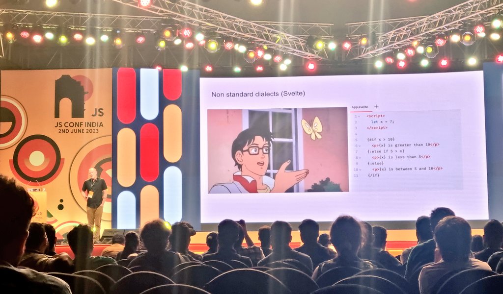 Owtham Padmanaban (@owthaman) on Twitter photo Most engaging and important talk by far of the day by <a href="/brianleroux/">@brianleroux@indieweb.social 💙</a>
Enhance: SSR for Web Components <a href="/jsconf_india/">JSConf India</a> Most engaging and important talk by far of the day by <a href="/brianleroux/">@brianleroux@indieweb.social 💙</a>
Enhance: SSR for Web Components <a href="/jsconf_india/">JSConf India</a>