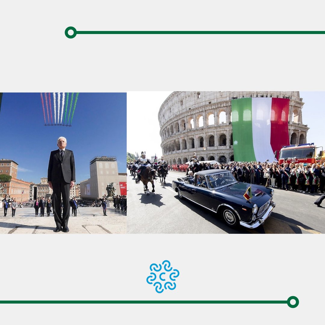 Hoje é um dia muito especial para a Itália: a Festa della Repubblica!

O centro de Roma é o palco principal deste feriado, onde é realizada uma parada militar presidida pelo presidente da república e outros oficiais.

Confira as fotos deste momento:

#FestadellaRepubblica