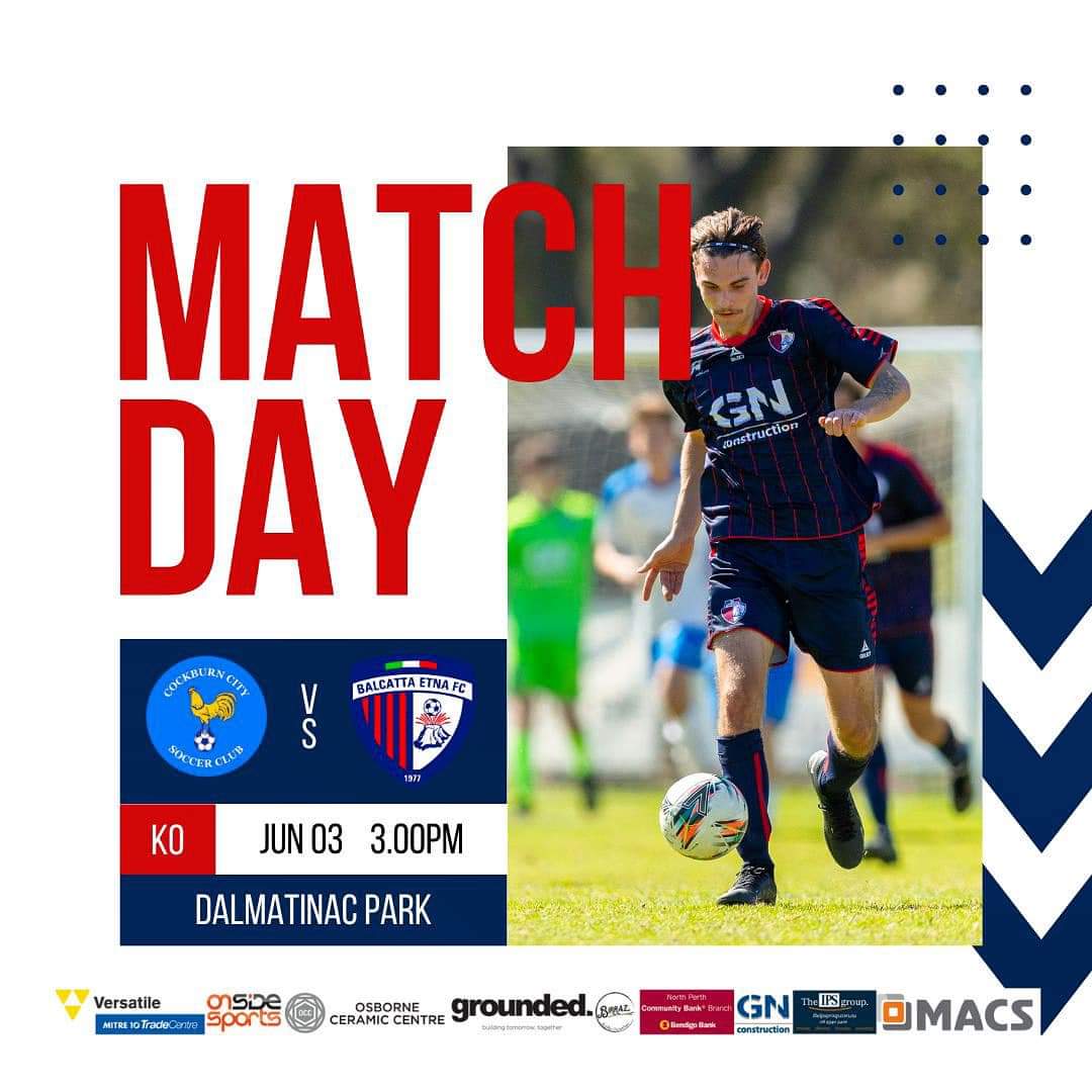 UP NEXT NPLM 🔥

Our NPLM travel to Dalamatinac Park tomorrow afternoon to take on <a href="/CockburnCitySC/">Cockburn City SC</a> 

Show your support for our NPLM!

NPLM U18 @ 11.00AM
NPLM U20 @ 1.00PM
NPLM First Team @ 3:00PM

#WeAreEtna! 🌋