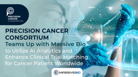DrArturoAI's tweet image. 📢Historic news! @MassiveBio partners with @PCCconsortium, leveraging #AI to revolutionize clinical trial matching globally. Pioneering precision oncology to bring the right treatment to every cancer patient. 🎯🌍 #ASCO23 #MassiveBioPCC #PrecisionMedicine #NextGenOncology