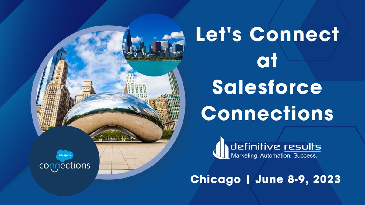 The DR Team is headed to #Chicago next week for @Salesforce Connections. Are you? Let’s have ☕️ Coffee!
📆 tinyurl.com/meetwithDR 

#cnx23 #salesforcepartner #marketingautomation #salesforceconnections