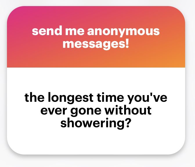I shower every day, so idk