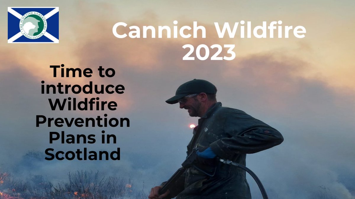 NEWS. Without fuel load management you 'may as well start burning pound notes'. SGA calls for mandatory Wildfire Prevention Plans in Scotland as Cannich fire continues to challenge emergency services. scottishgamekeepers.co.uk/latest-news/20…
