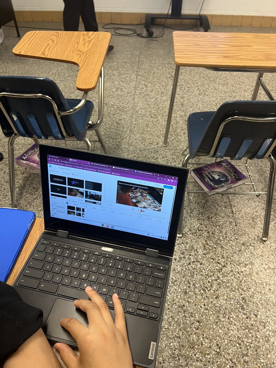 jwebb0225's tweet photo. Passion Projects in 7th grade English. Planning in Kami and creating in WeVideo.  I can’t wait to see how these turn out.  @cavalier_corner @EndiaHatcher #PPStrt @jennthomas75 https://t.co/sZBeHpDuvj