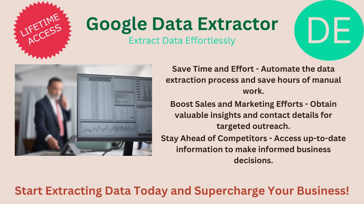 techjadid's tweet image. "Boost your sales and conquer the market with the powerful Data Extractor. Extract, connect, and dominate! #DataExtractor #SalesPowerhouse"