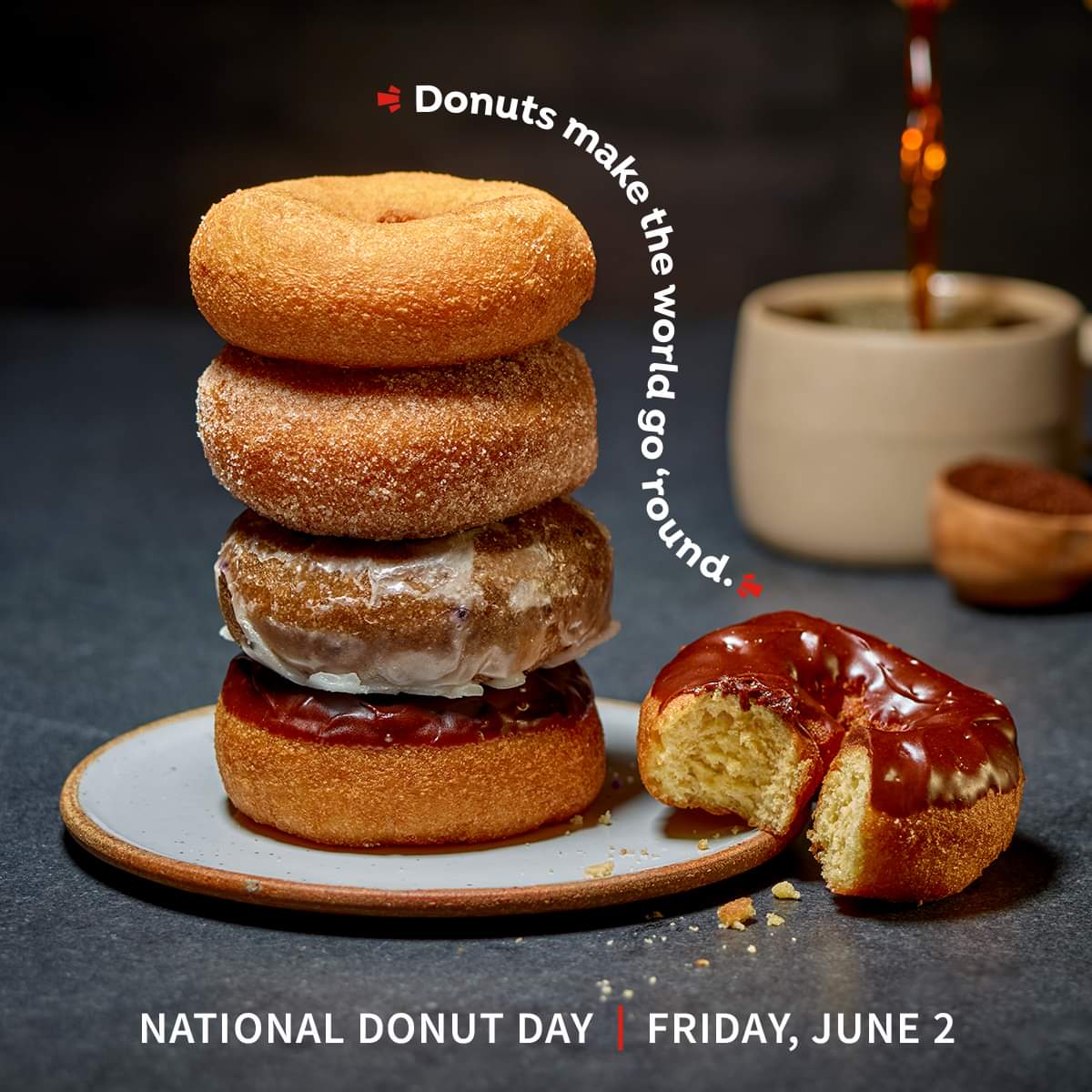 🍩 Happy National Donut Day! 🎉 
Celebrate this delicious day with us at Servatii's! 🎊 Get a FREE donut with any purchase today only!
Don't miss out on our mouthwatering treats! 😋🆓
#NationalDonutDay #freedonutpromo
#cincinnatibakery