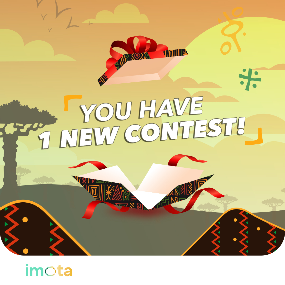 Ting ting, you've got a message 📥
See you tomorrow, #hiAfrica 🎁

#videocontest #imota