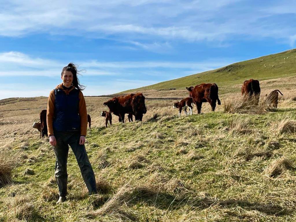 We are delighted to welcome @helengeorgina94 our new fieldsman in  D&G. A farmer’s granddaughter originally from Lancashire, she runs 1500ewes & 100cattle on a 1600 acre hill farm alongside her husband at Moniaive. Come along to our stand next week at the beef event to meet her