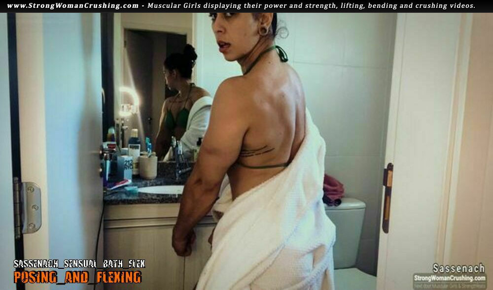 CrushingWoman's tweet photo. Try Sassenach Sensual Bath Flex and experience the power and beauty of a muscular woman in action. Be mesmerized!-20230602-122502 #PosingandFlexing #featsofstrength #筋肉女子 #ifbb #MightyMuscleCrushers https://t.co/KcIJJTZbB8 https://t.co/gxDPzCBNCY