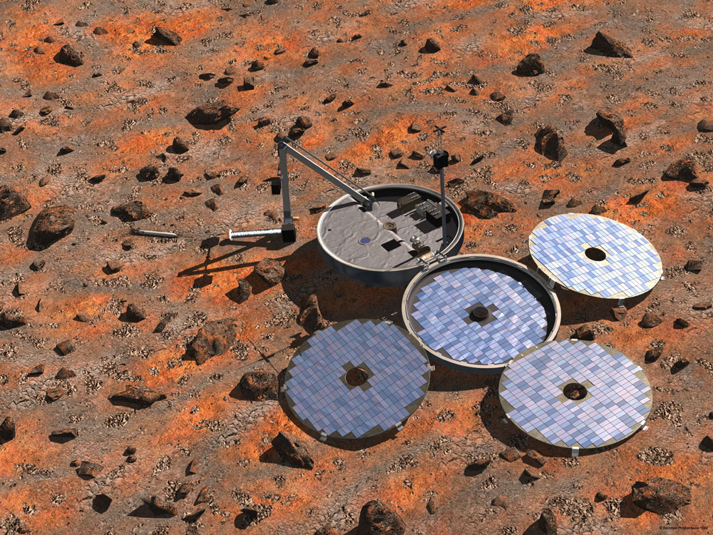 spacegovuk's tweet image. #OnThisDay in 2003, UK-led #Beagle2 Mars Lander was launched onboard @ESA’s #MarsExpress satellite carrier - ESA&apos;s first probe to the red planet. 🚀

Its mission: to look for signs of life on the surface of #Mars. 🦠 🔴