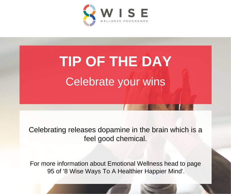 Did you know that celebrating yourself is necessary for a healthy mind?
Boosting emotional wellness can lead to optimal mental health and wellbeing and an improved quality of life. 

#mentalhealth #mentalwellbeing #livethe8wiseway #8wise #selfcare #emotionalwellness