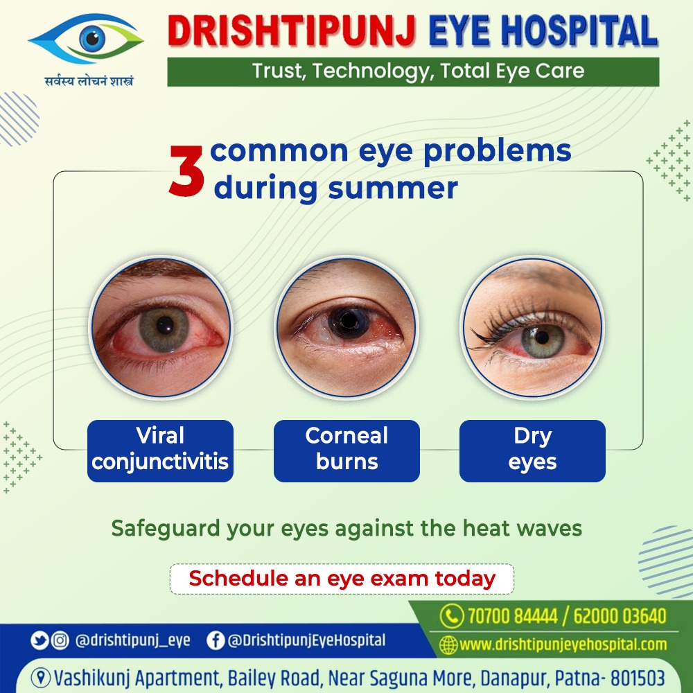 Did you know that regular eye exams can detect early signs of eye diseases? 👁️

 Drishtipunj Eye Hospital offers comprehensive eye exams using advanced technology to detect eye diseases.

Stay safe, and keep your eyes happy!

#EyeFacts #EyeHealth #DrishtipunjEyeHospital
#Bihar