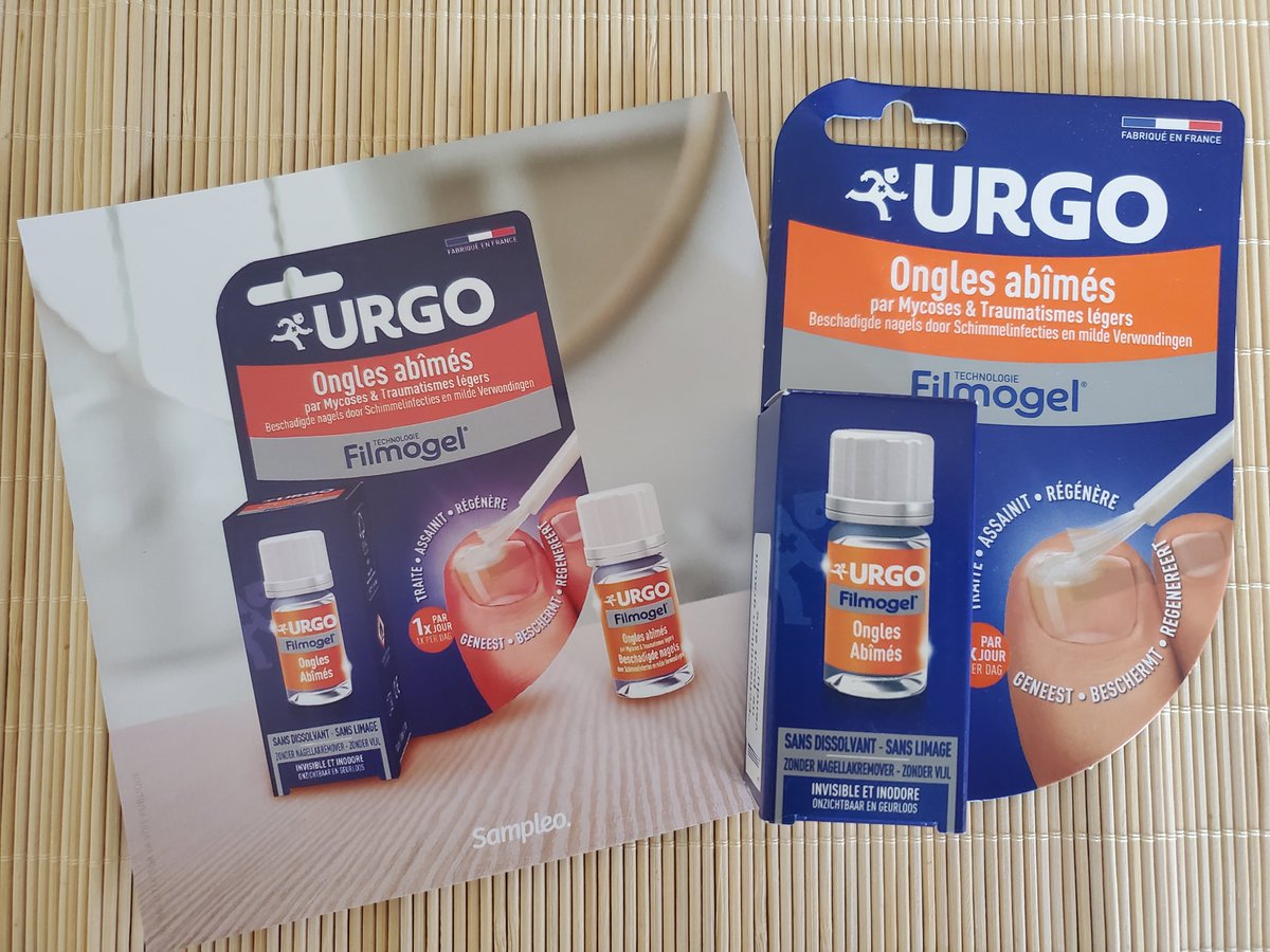 katy59186's tweet photo. Reçu aujourd'hui le filmogel pour ongles abîmé par Mycose &amp; traumatismes légers
Il traite,assainit et régénère l'ongles
 invisible et inodore
Sans dissolvant -sans limage
#reflexeurgo 
#mycoseongle 
#urgo 
#sampleo https://t.co/rAERermBMO
