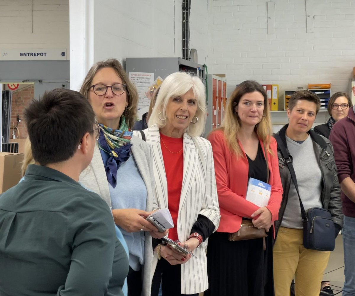 Découverte de l’ESAT Malécot de #Comines, association qui accompagne les personnes en situation de handicap dans leurs choix professionnels. 

Merci aux travailleurs des différents ateliers pour cet accueil chaleureux et pour la présentation de leur savoir-faire 👏