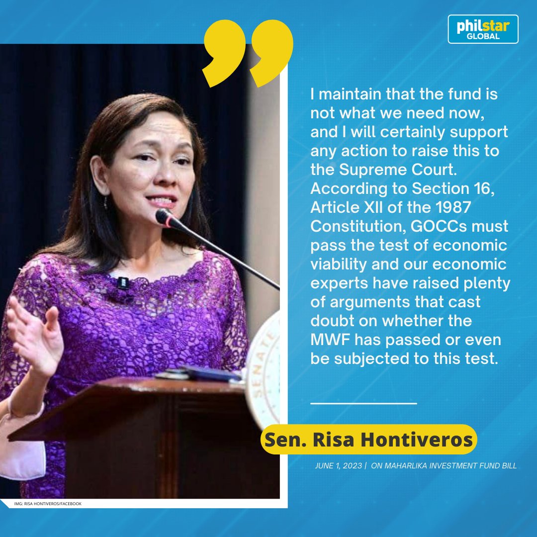 ruminarist's tweet photo. TOLD YA! Buti na lang meron tayong isang Senator @risahontiveros sa kongreso. Isang bagong Gabriela Silang na walang takot iwagayway ang bandila't itaga ang kampilan para ipaglaban ang karapatan ng bawat Pilipino. Siya ang natitirang Pagasa ng Bayan. 🙏✊🔥 #SupportSenatorRisa https://t.co/qYaiMInmUo