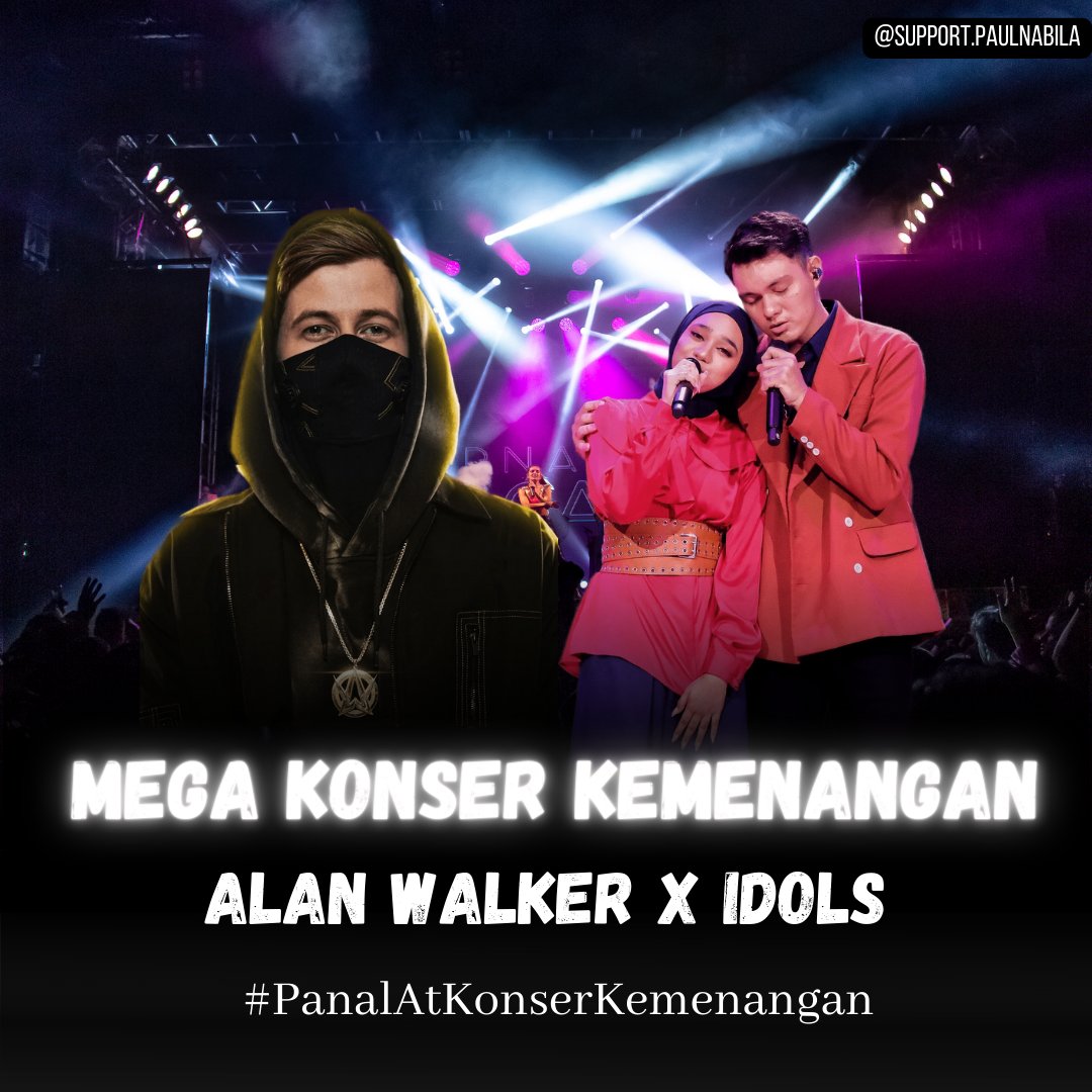 deyajaaa_'s tweet photo. Petjahhh... 
Alan Walker + panal = Sedappp
Alan Walker + Panal + Aku = Gurihhhhh

Jadi, Petjah Sedap Gurih  wkwk

Jan lupa nonton guys 🔥🔥🔥

#PanalAtKonserKemenangan https://t.co/EsydMlOgOd